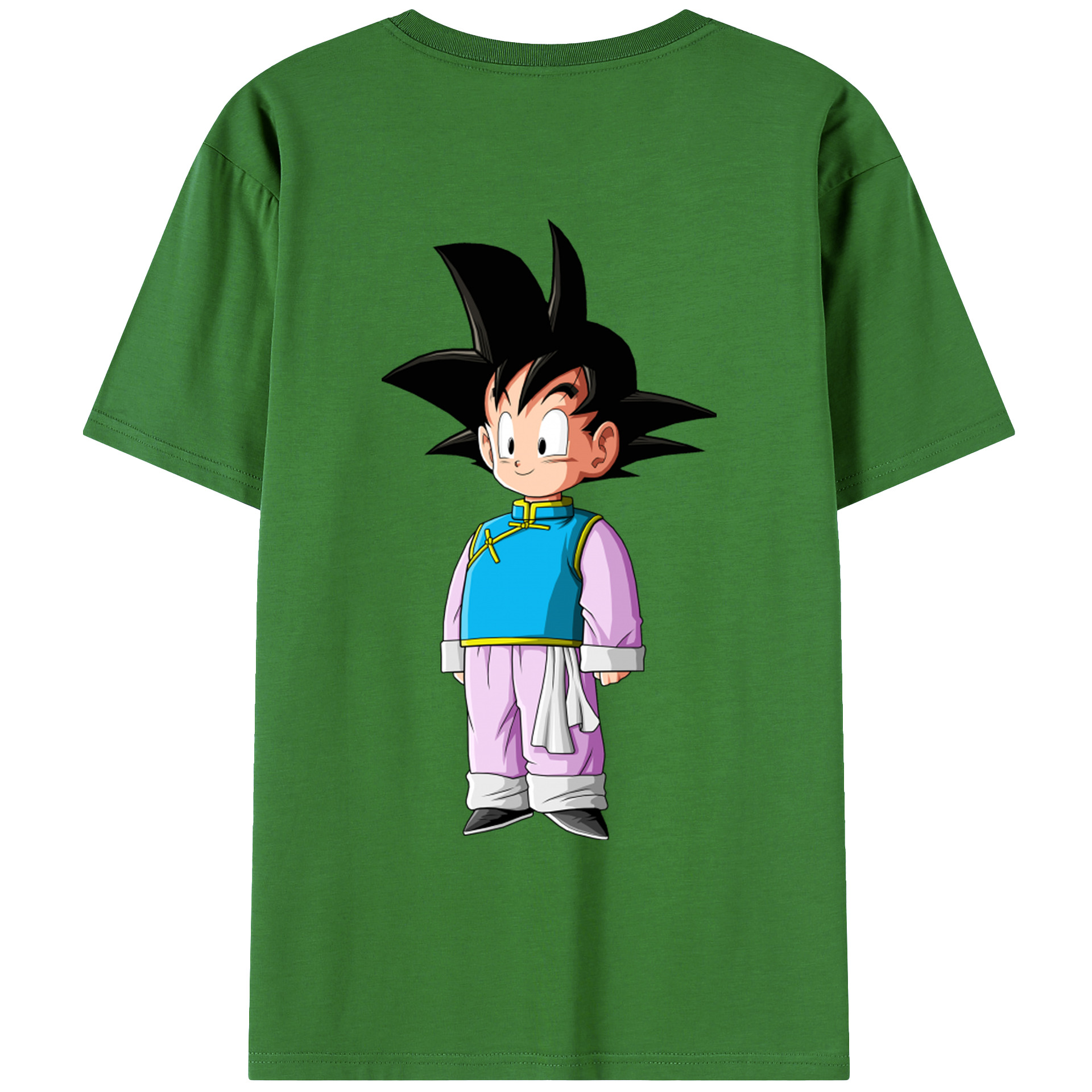 （画像用） ドラゴンボール 孫悟空（そん ごくう）Son Goku カカロット DRAGON BALL Kakarotto レディース半袖Tシャツ(バックプリント)